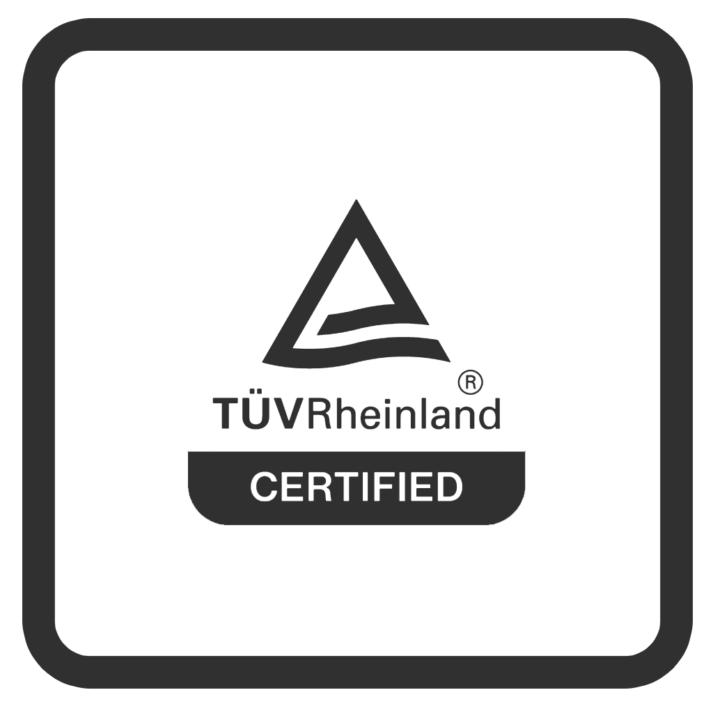 TUV CERTIFIED TUV CERTIFIED