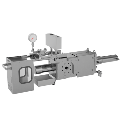 Single piston screen changer for filtration systems and demanding extrusion process - DSC
