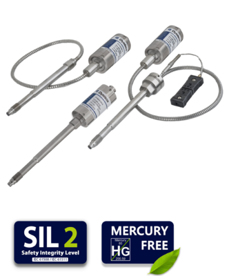 PT 4195 (Oil) - Melt pressure sensor with mineral filler and 0-5Vdc output signal.