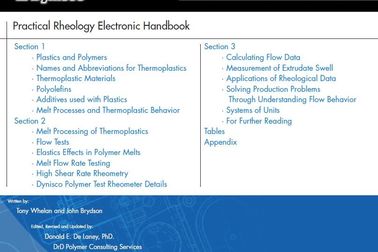 Practical Rheology Electronic Handbook