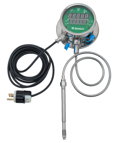 The Dynisco Melt Monitor series of indicators is a melt pressure sensor with an integrated digital display.