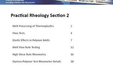 Practical Rheology Section 2