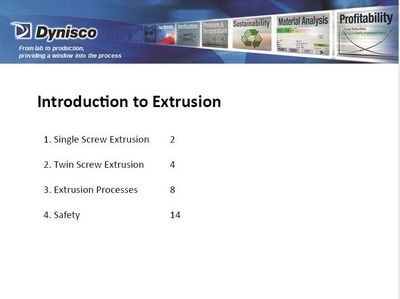 Introduction to Extrusion