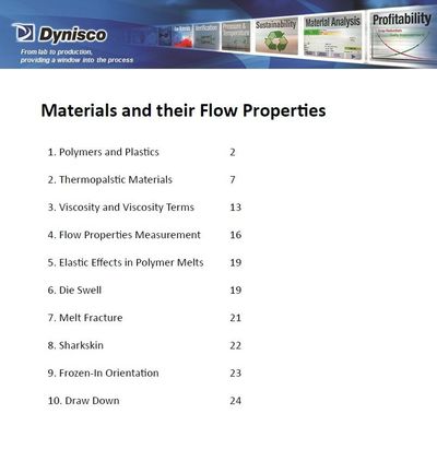 Materials and their Flow Properties