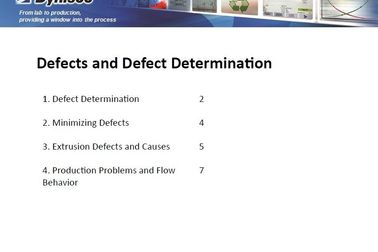 Defects and Defect Determination