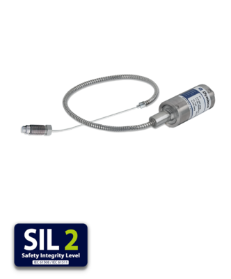 PT 435 - Pressure sensor with flexible and exposed capillary