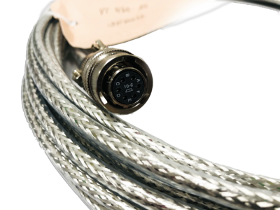 Osmižilový, stíněný kabel se závitovým konektorem Bendix 8pin