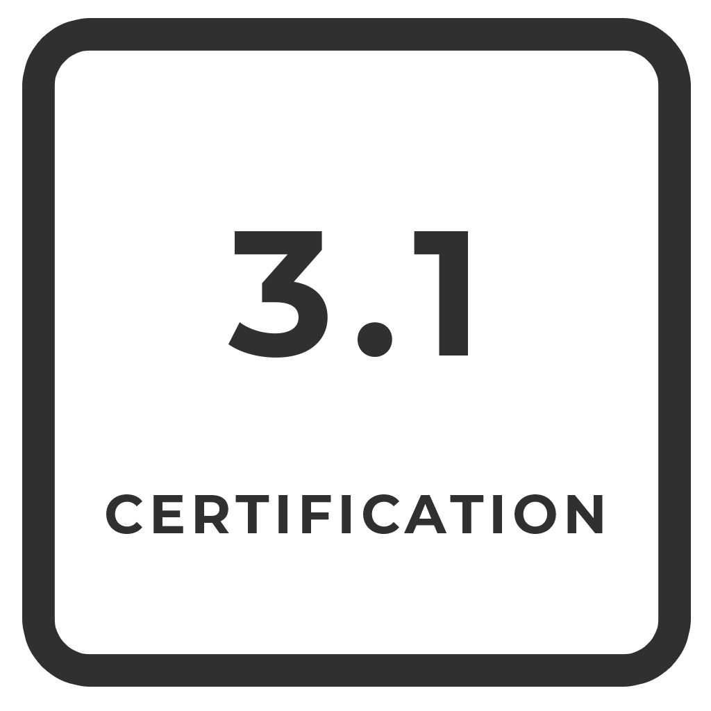 3.1 Certification