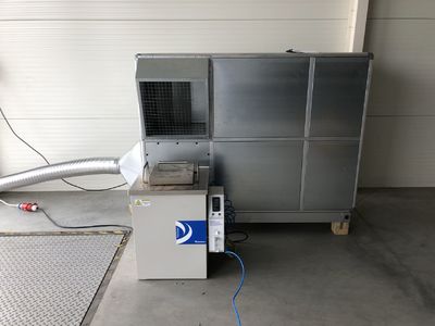 Filtrační jednotka pro odvod kouře.